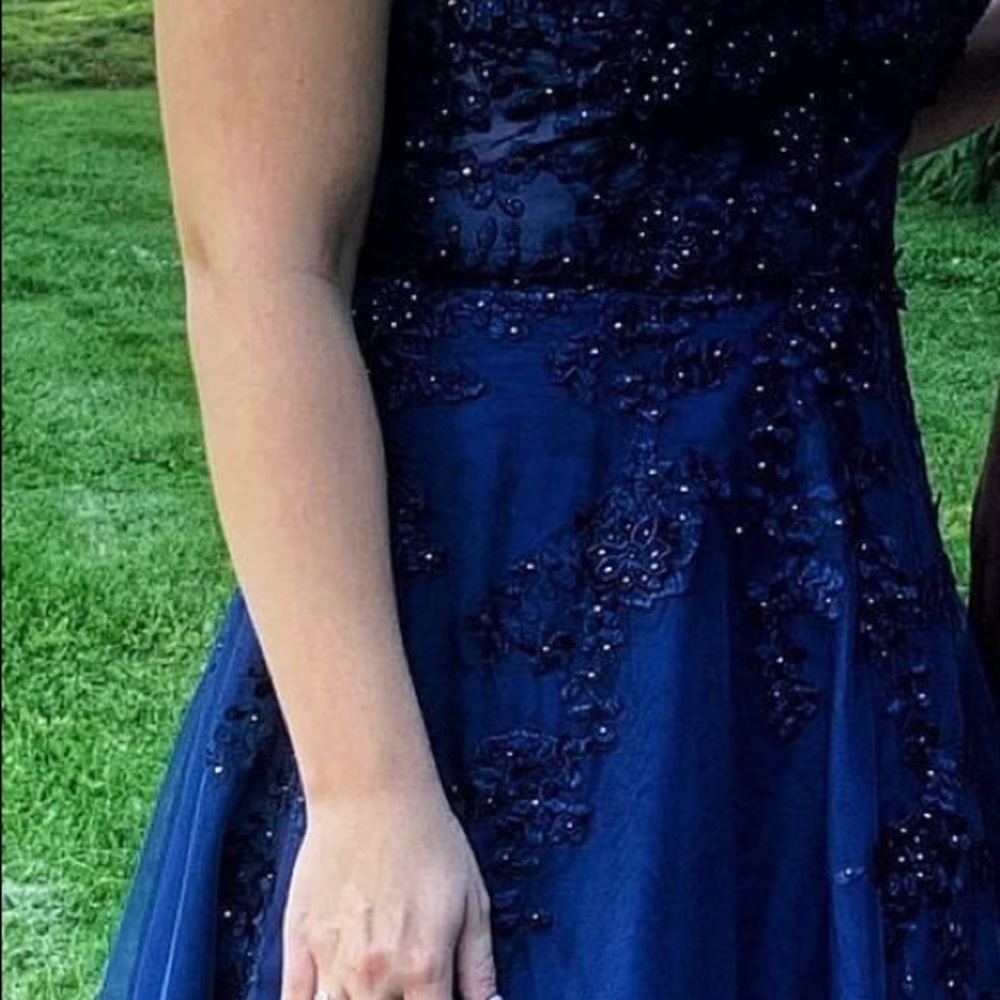 Xscape Chiffon Ballgown - Picture 4 of 12